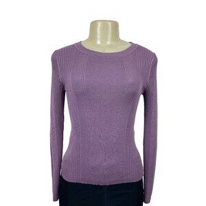 Hooked Up Women's Purple Long Sleeve Shirt Sz S - NWT